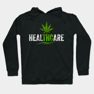 Thc Healthcare Cannabis Medical Marijuana Smoker Weed Hoodie